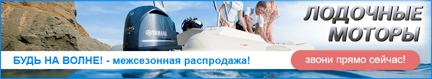 акция на лодочные моторы (лодочные двигатели)